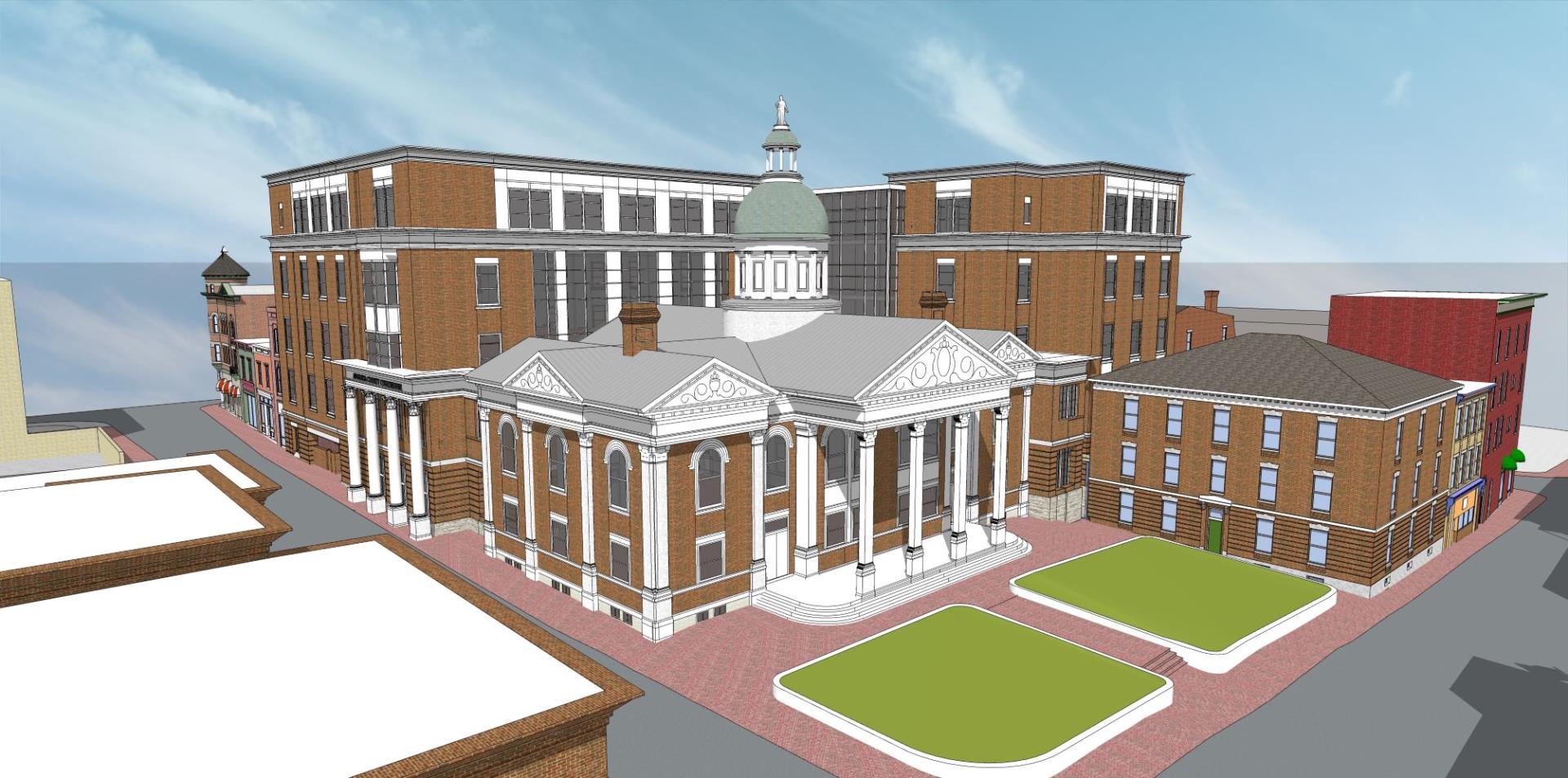 Courthouse project rendering