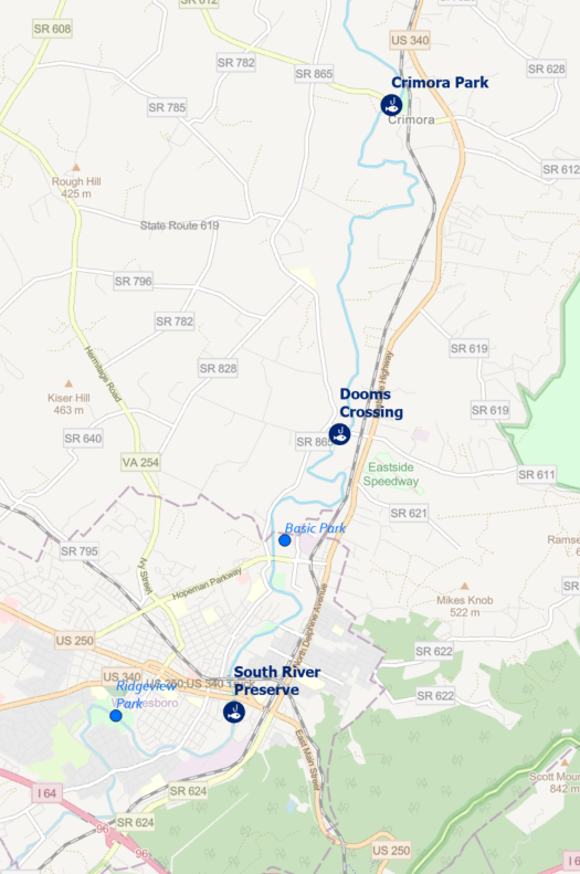 river access map