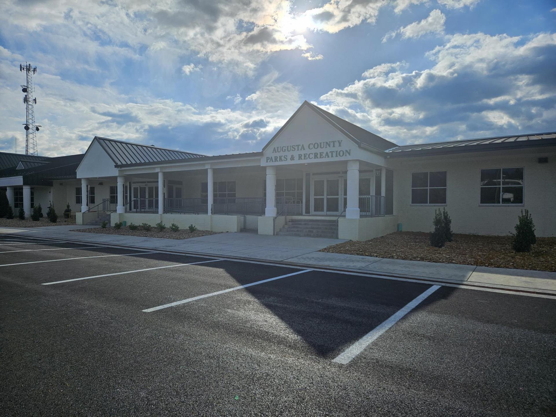 New Augusta County Parks and Recreation entrance
